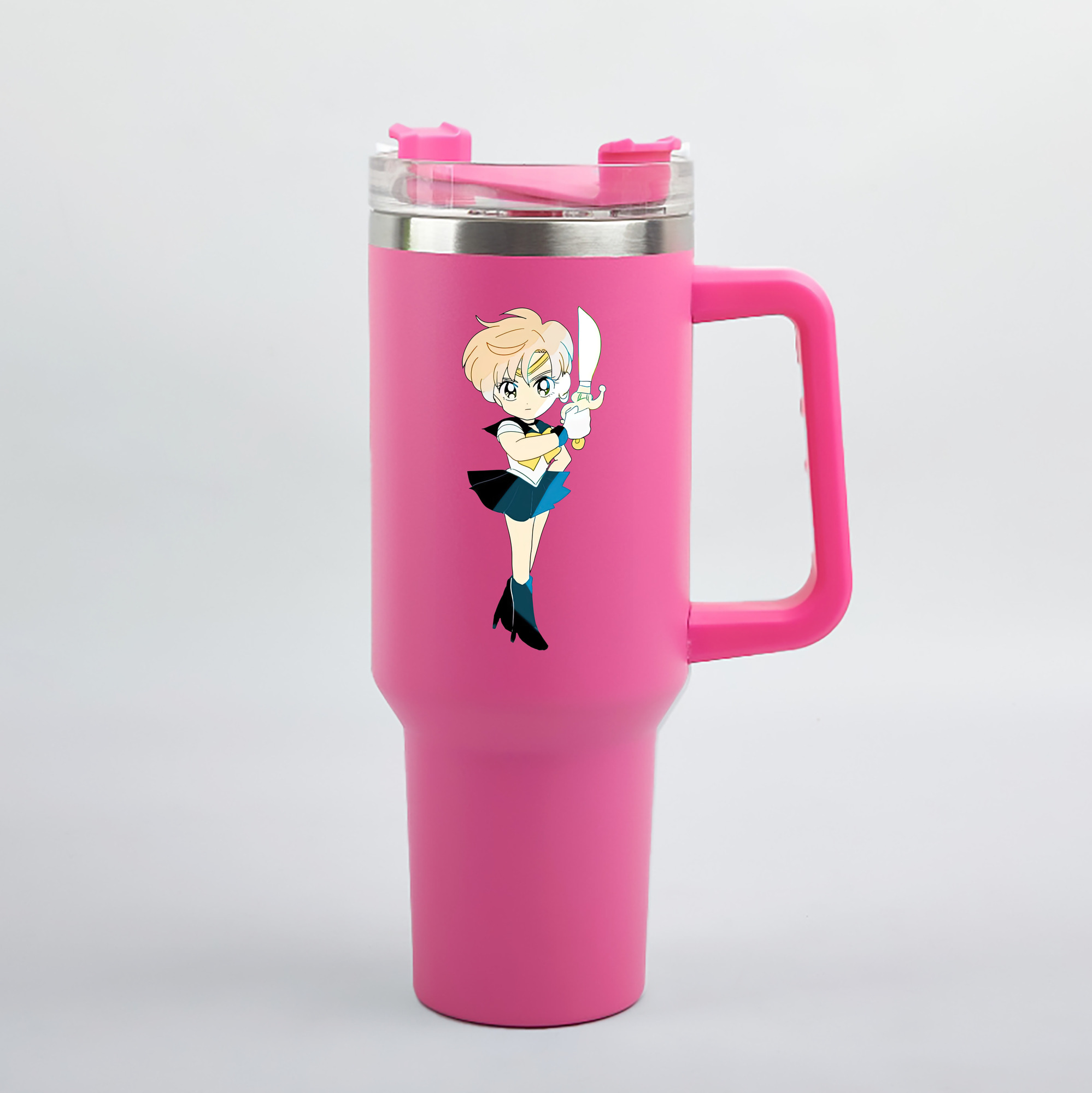 （画像用） 美少女戦士セーラームーン 天王はるか Sailor Moon Tenoh Haruka 1200mL車用タンブラー（カラープリント）